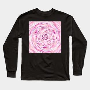 Swirl of Pink Diamond Arrows Long Sleeve T-Shirt